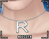 *A* R Letter Necklace