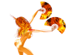 Flaming Fan Dance