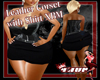 XBM Lthr Corsetw/Skirt