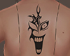 Upper Back Joke Tattoo