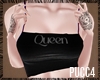 Queen top black