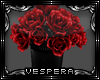 -V- Red PVC Roses