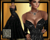 [L] BLACK Gown Laced