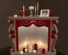 Xmas Candle Fireplace