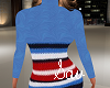 SweaterDress-Red/Wht/Blu
