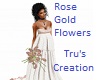 Rose Gold Wedding Flower