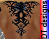 black rose tribal tattoo