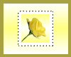 yellow rose stamp
