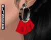 [AZ] Merida Red Earrings