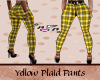 Yellow Plaid Pants