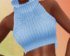 Halter Sweater-Lt Blue