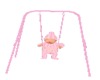 Baby Girl In Swing