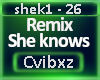 She Knows - Remix