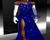 Royal Blue Gown/Gloves