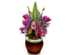 Pot of Tropical Flowers