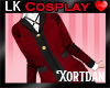 *LK* Red Cosplay Suit