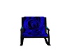 blue rose rockin chair