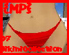 {MP}HotRed Bikini Bottom