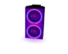 Purple neon speaker