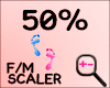 3D!- FEET SCALER 50%