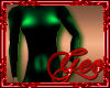 Geo Sleek Bodysuit Green