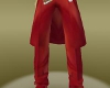 red tux pants