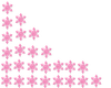 Pink Bottom Snowflakes=L