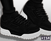 K|Black White Sneakers