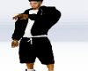 Black Polo Shorts Red