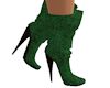 JMW~Green Leather Boots