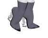 Boots Blue 1 YS Silver