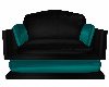 Teal Couple Couch