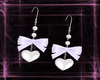 Lilac Bow Earrings