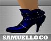 blue D heels