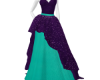 Purple Turquoise Gown