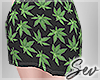 *S Pot Leaf Skirt
