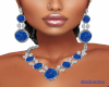 Blue Bedazzle Necklace 4