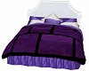 Purple Floral Bed