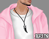 Fitted Hoodie Pink