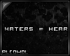 .a. Haters= Hearts