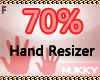 !N %70 Female Hand Scale
