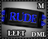 [DML] Blue Rude Band L|M