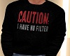 CAUTION NO FILTER JUMPER