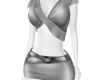silver outfit