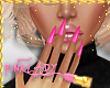 <P>Pink Dainty H Nails