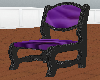 Purple and Black Chairs