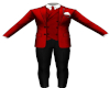 3Pc Ruby Red Suit