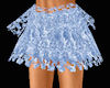 !Floral lace skirt sky