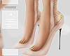 $ Crepe Heels Nude