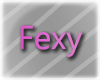 fy. Fexy Pink Wall Sign